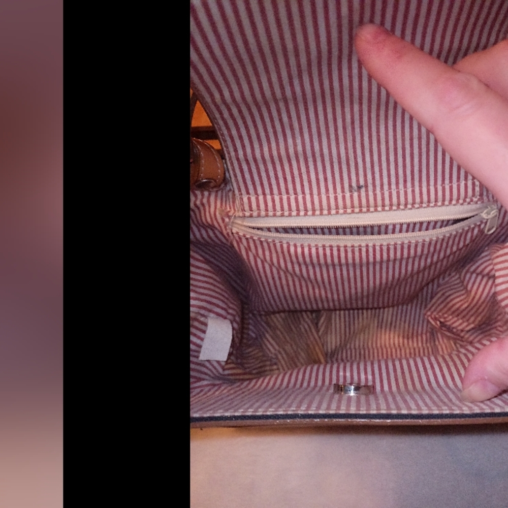 Kate Spade (New York) Black and Tan Leather Handbag - Picture 16 of 16